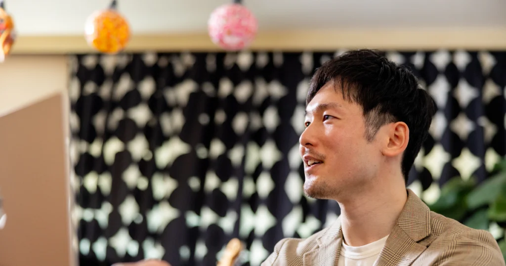 希望の眼差しの大野さん